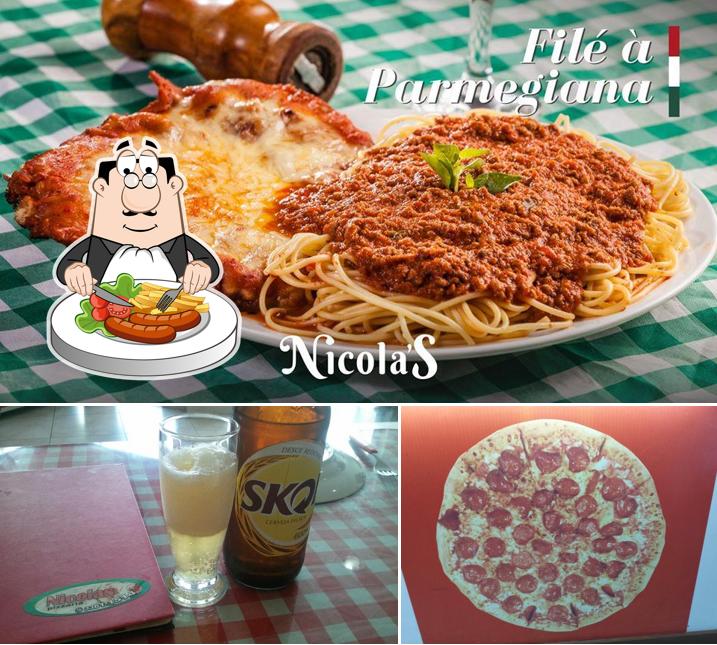 Mousse de chocolate em Pizzaria Nicola's