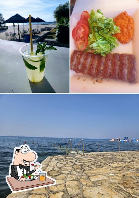La foto della cibo e interni di Beach bar Luft