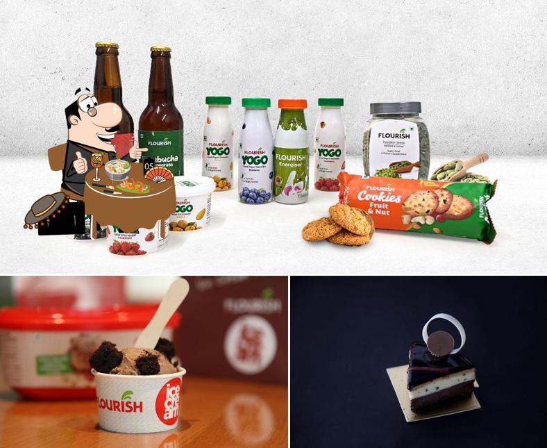 The photo of Flourish’s food and beverage