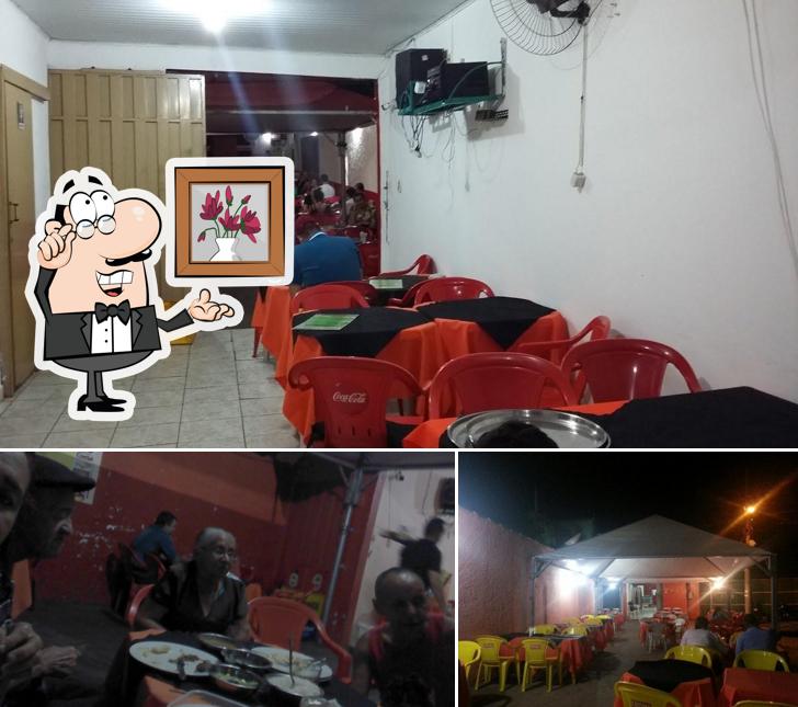 O interior do Lú Espetos