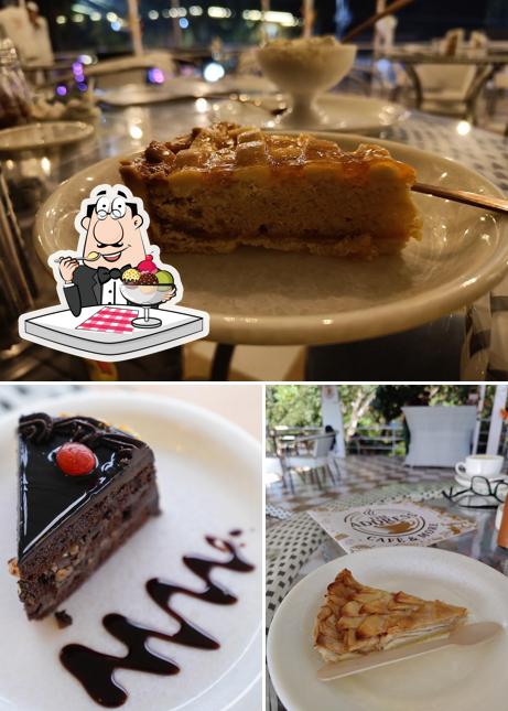 The Address Cafe & More offers a number of sweet dishes