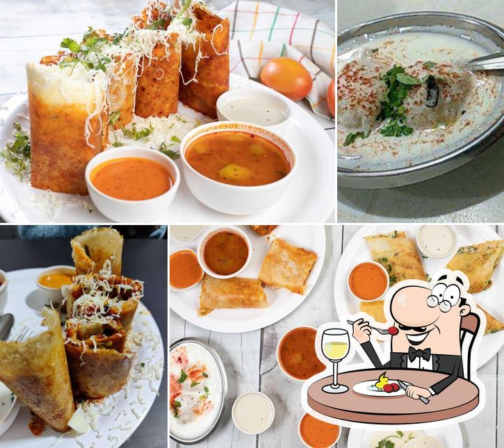 Food at South Indian Restaurant