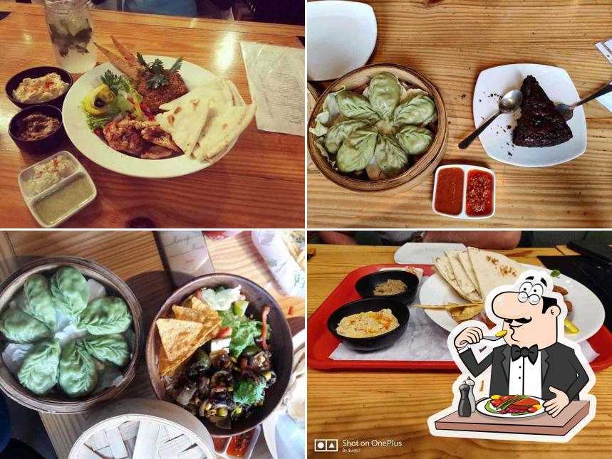 Food at Little Llama Cafe