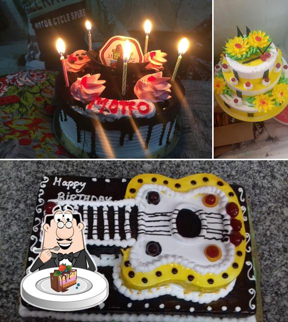 Chocolate cake at Amar Jyoti Bakery