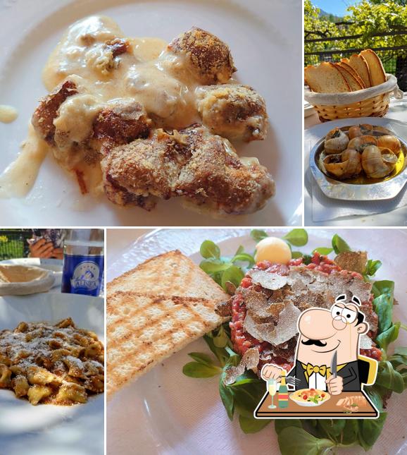 Cibo al Hostaria dei cacciatori