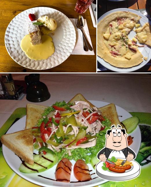 Cibo al Restaurant Skihütte & Hotel Burgener