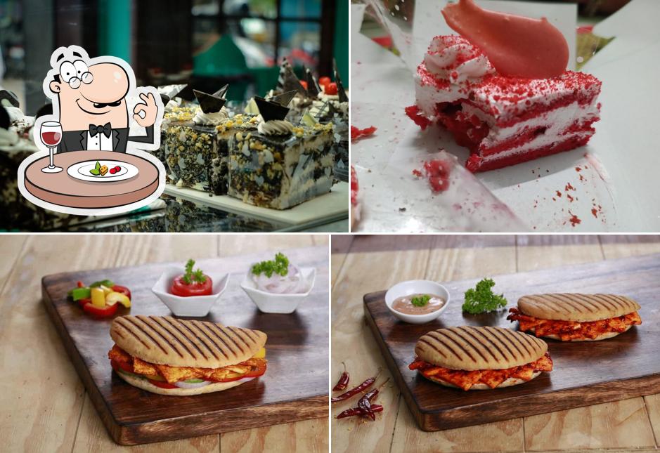 Food at CK's Bakery, Sai Baba Colony