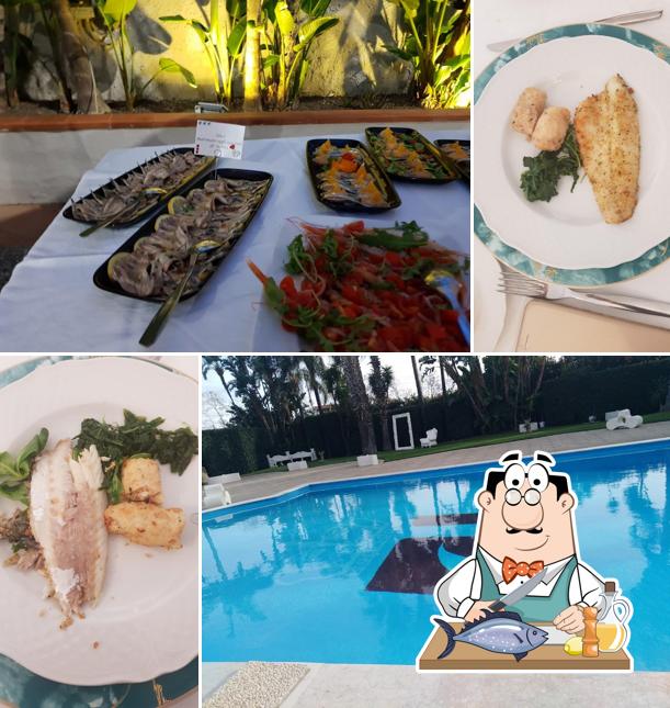 Salmone grigliato al Parco Ducale, Villa Ricevimenti - Ristorante