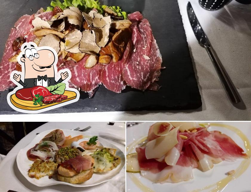 Carpaccio di manzo al Osteria Belvedere