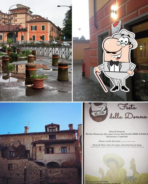 Gli esterni di Pizzeria Le Aie