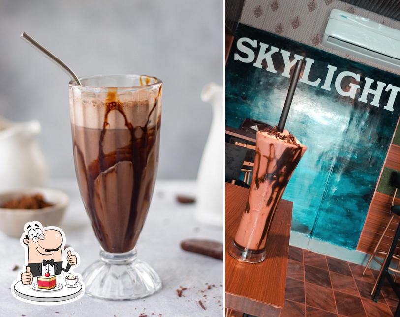 SKYLIGHT FAST FOOD & SHAKE serves a selection of desserts