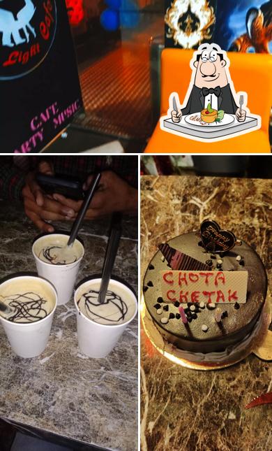 Take a look at the photo depicting food and interior at Moon Light Cafe & Club