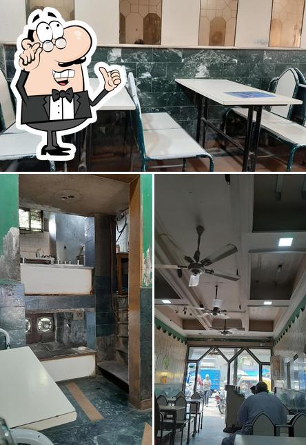 The interior of Hyderabadwala Cold Drinks House