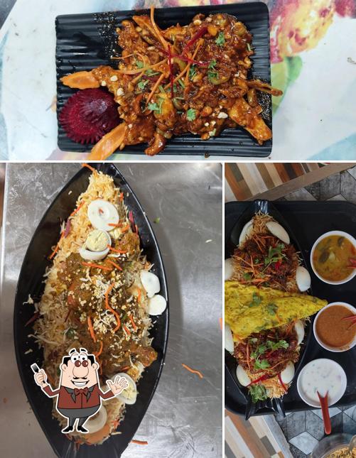 Food at Chillies restaurant