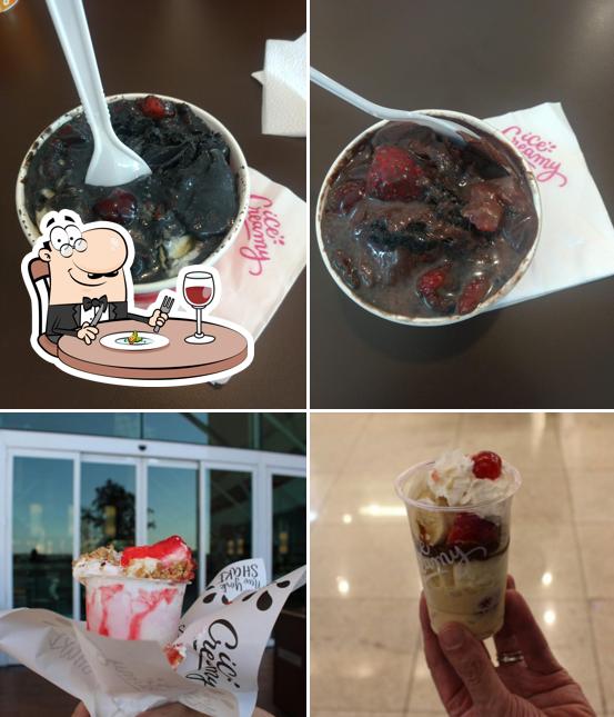 Comida em Ice Creamy boulevard