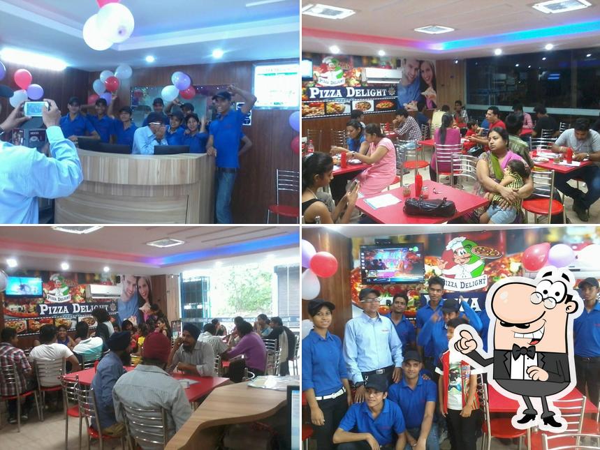 The interior of Delight pizza