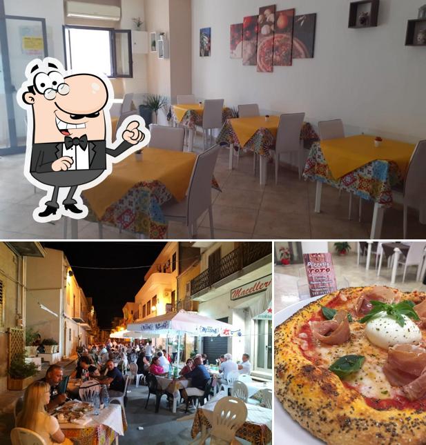 Gli interni di Pizzeria Totò