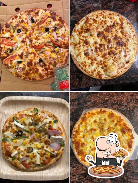 Try out pizza at Chai Gupshup