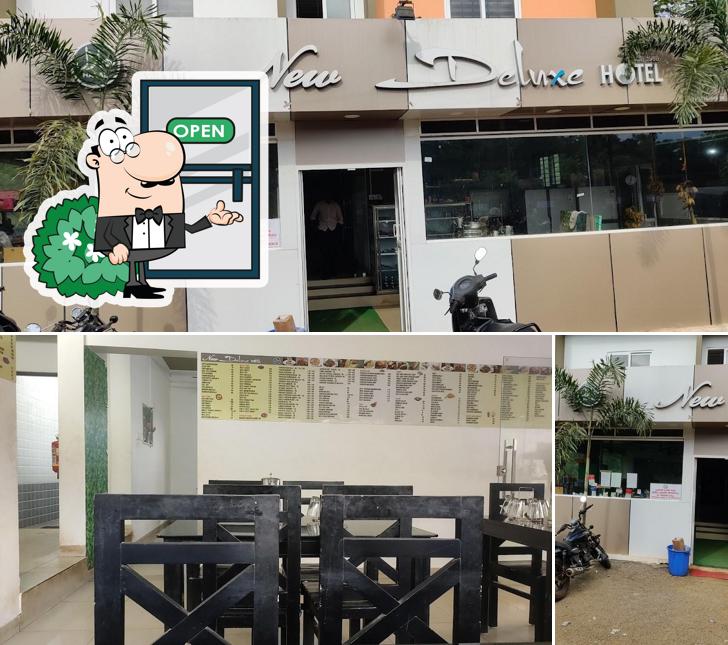 The exterior of New Deluxe Hotel