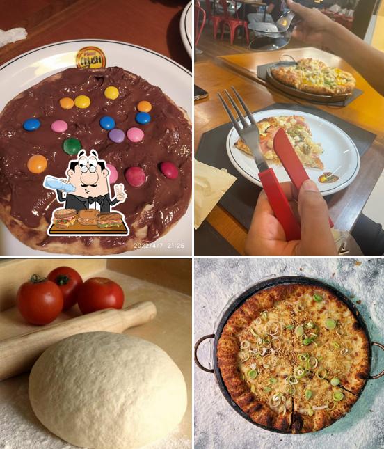 Rolos de lagosta em Pizza Crush