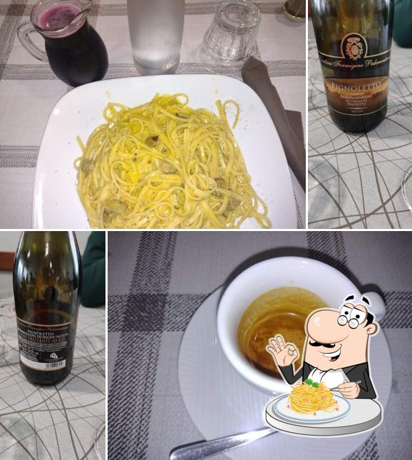 Spaghetti alla carbonara al Trattoria il Portichetto da Adriana