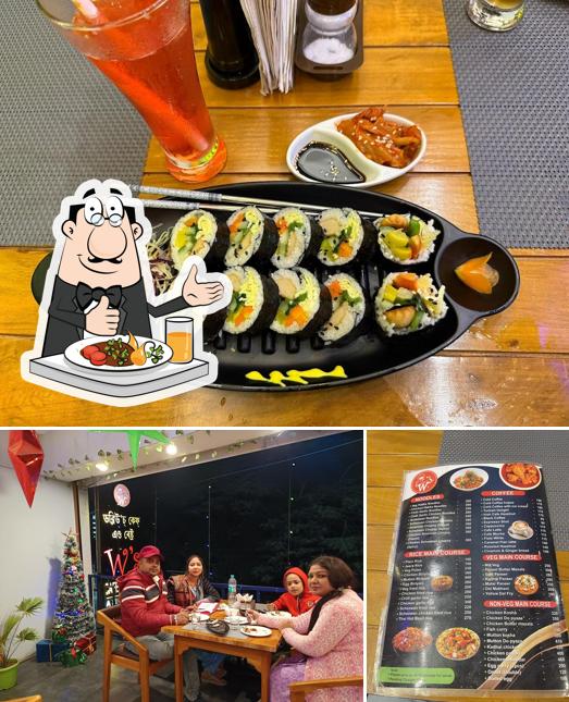 The restaurant's food and interior