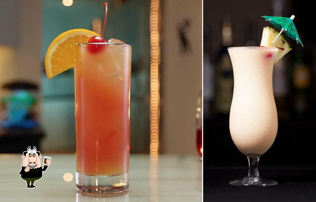 Enjoy a beverage at The Sky Garden Restaurant