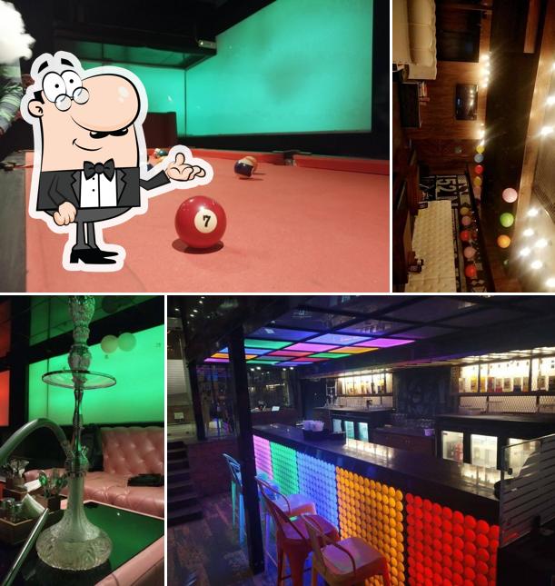 The interior of Cafe #377