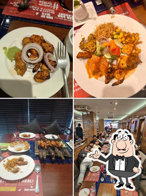 The interior of Barbeque Nation