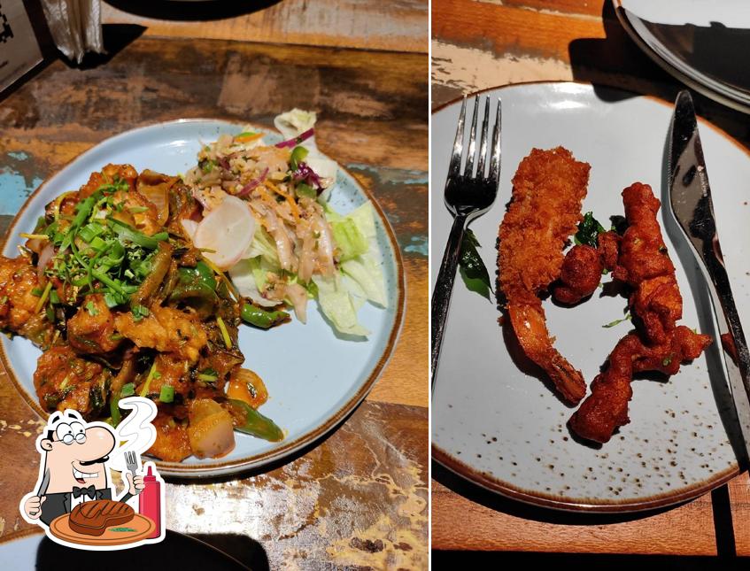 There’s a selection of dishes for meat lovers