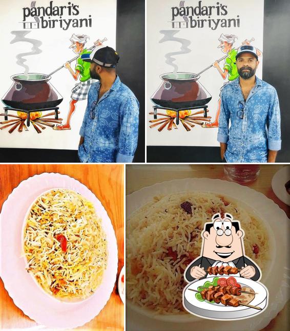 Meals at Pandari's Biriyani