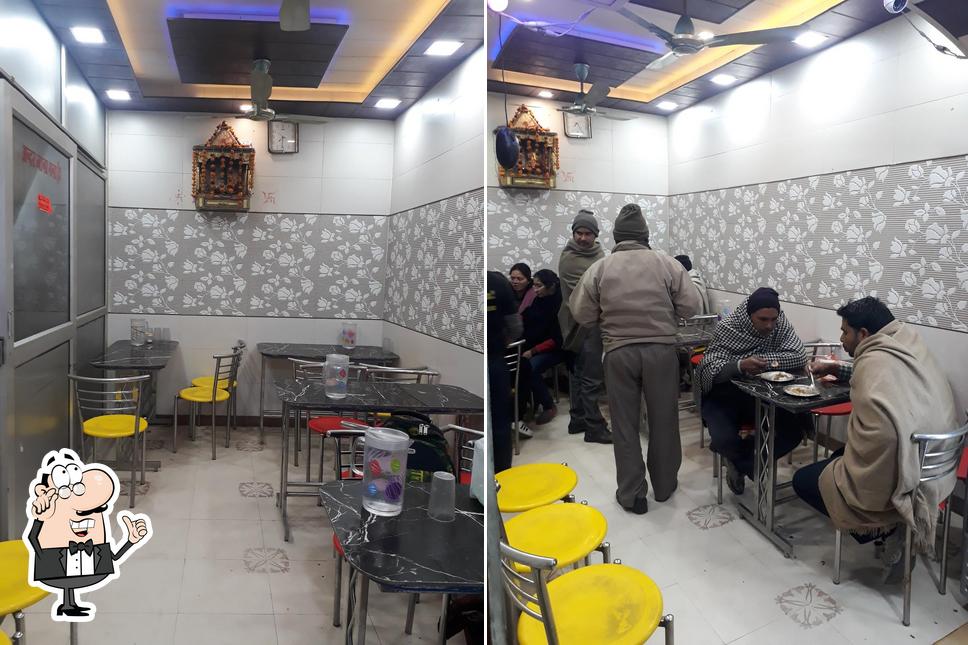 The interior of Delhi Chaat House