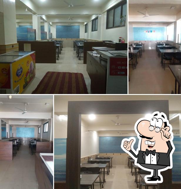 The interior of Hotel Ghanshyam
