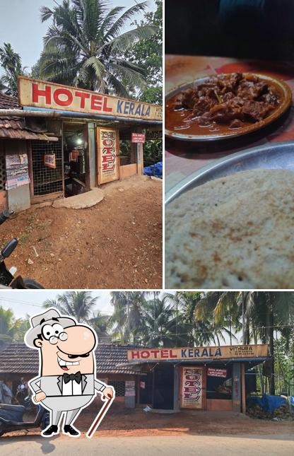 This is the image depicting exterior and food at Hotel Kerala, Vithura
