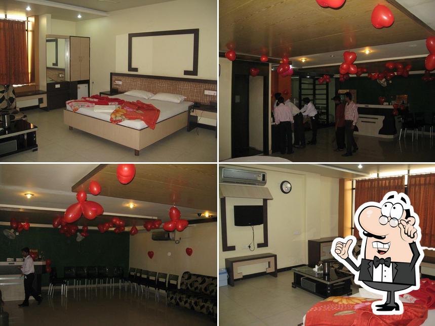 The interior of Hotel Lalit Heritage