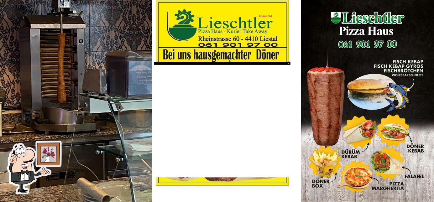 Gli interni di Liestler Pizza Haus-Kurier