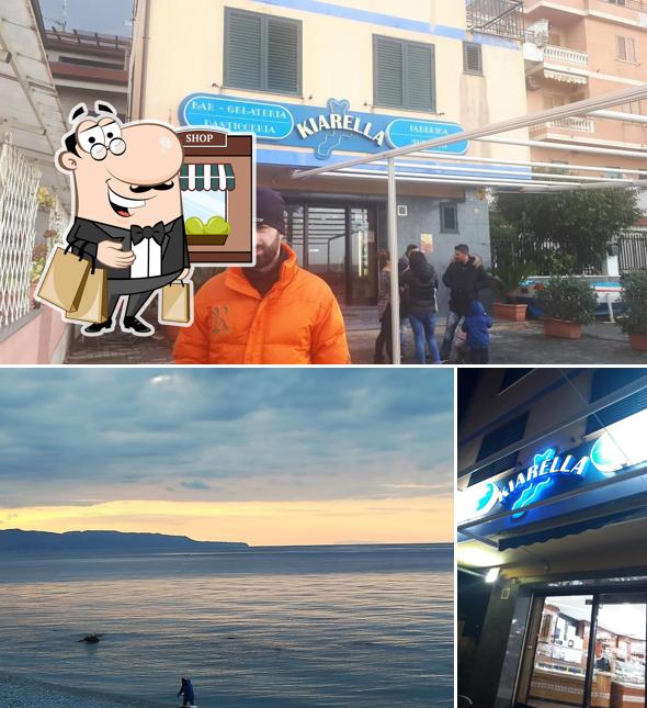 Guarda la foto che presenta la esterno e cibo di Pasticceria Bar Kiarella