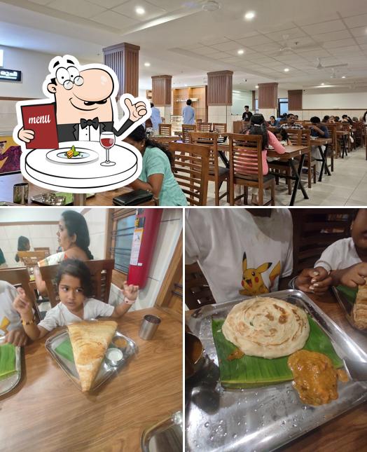 Among different things one can find food and interior at Pazhayidom Ruchi Guruvayoor Mukundam- By Yedu pazhayidom