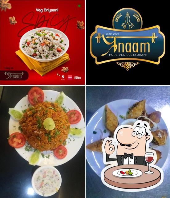 Food at Pranaam Pure veg restaurant - since 25 years estd. 2000