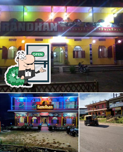 Check out how Randhan Family Dhaba looks outside