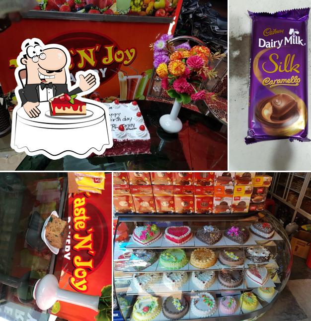 Taste 'n' Joy Bakery & Coolbar offers a selection of sweet dishes