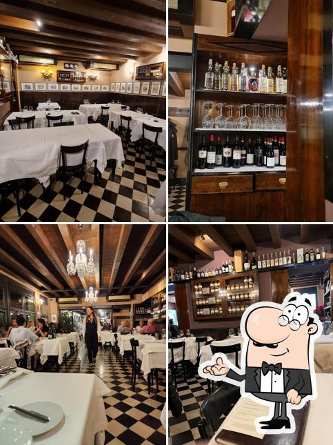 Gli interni di Trattoria I Masenini