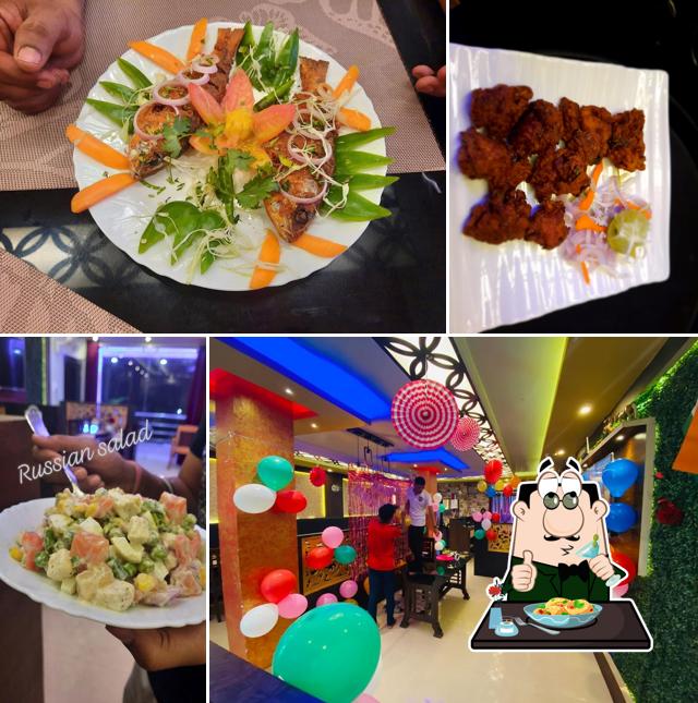 Food at Village Inn restaurant