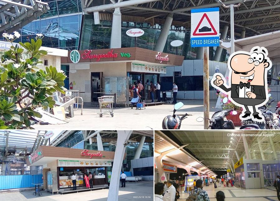 The exterior of Sangeetha Veg