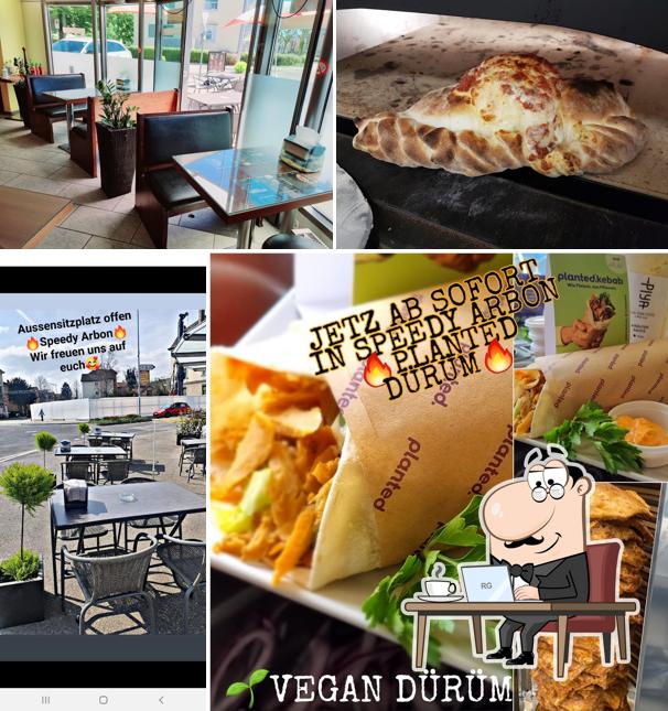 Gli interni di Speedy kebab