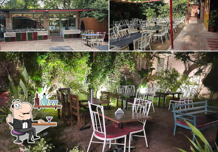 The interior of The Spice Route Restaurant