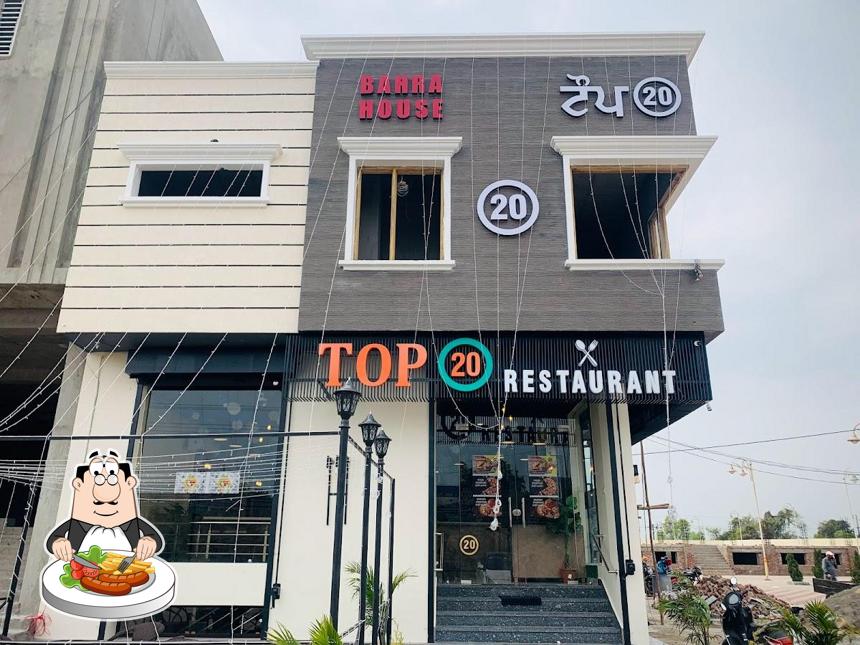 Food at Top 20 Restaurant
