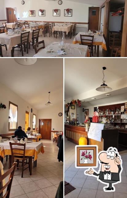 Gli interni di Trattoria Al Filò