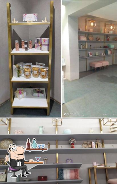 The interior of Velvet Patisserie & Cafe