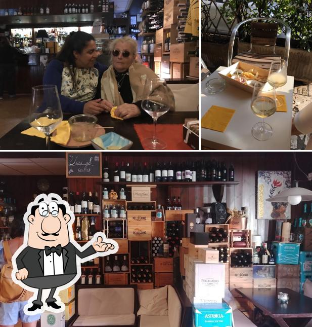 Dai un'occhiata agli interni di L'Oca Bianca Wine Bar Osteria